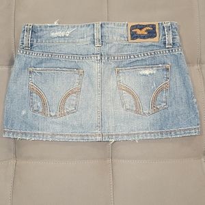 Hollister Mini Denim Skirt
